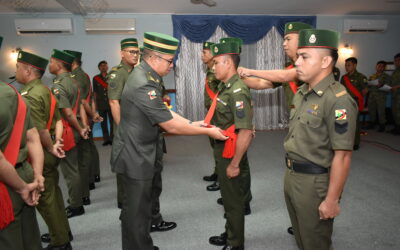 PROMOTION CEREMONY FOR SECOND BATTALION ROYAL BRUNEI LAND FORCE PERSONNEL