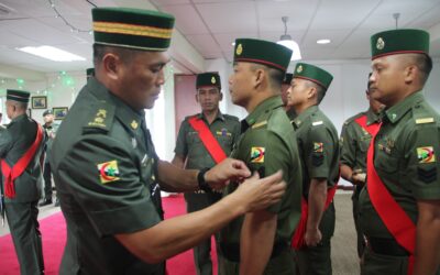 PROMOTION CEREMONY FOR THIRD BATTALION ROYAL BRUNEI LAND FORCE PERSONNEL