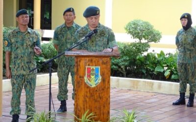 PROMOTION CEREMONY FOR SENIOR NON-COMMISSIONED OFFICERS OF SUPPORT BATTALION ROYAL BRUNEI LAND FORCE