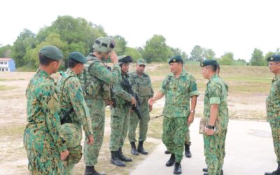 COMMANDER OF THE ROYAL BRUNEI LAND FORCE VISIT TO EXERCISE MAJU BERSAMA XXIV