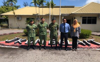 COMMANDING OFFICER OF THIRD BATTALION ROYAL BRUNEI LAND FORCE WORKING VISIT TO THE DEPARTMENT OF INTERNAL SECURITY, KUALA BELAIT BRANCH