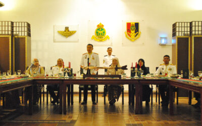 REGIMENTAL MESS DINNER FOR DINING IN AND OUT FOR SUPPORT BATTALION ROYAL BRUNEI LAND FORCE OFFICERS