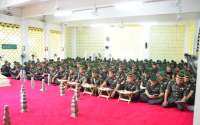 MAJLIS BERTAHLIL DI KUBAH MAKAM DIRAJA SEMPENA HARI ULANG TAHUN TENTERA DARAT DIRAJA BRUNEI YANG KE 56 TAHUN