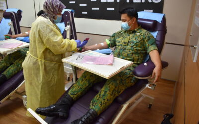 ROYAL BRUNEI LAND FORCE (RBLF) CONTRIBUTED BLOOD DONATION CAMPAIGN IN CONJUNCTION WITH 59th RBAF ANNIVERSARY
