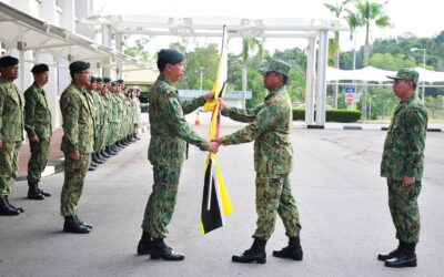 MAJLIS PENYERAHAN BENDERA NEGARA BRUNEI DARUSSALAM KEPADA KONTINGEN PENEMBAK AARM YANG KE-27 2017