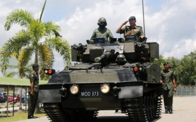 RBLF COMMANDER FAREWELL VISIT TO SUPPORT BATTALION ROYAL BRUNEI LAND FORCE