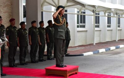 RBLF COMMANDER FAREWELL VISIT TO  ROYAL BRUNEI LAND FORCE HEADQUARTERS