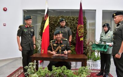 RBLF COMMANDER FAREWELL VISIT TO COMBAT SERVICE SUPPORT ROYAL BRUNEI LAND FORCE