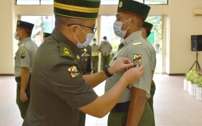 PROMOTION CEREMONY FOR SENIOR NON-COMMISSIONED OFFICER AND JUNIOR NON-COMMISSIONED OFFICER PERSONNEL OF SECOND BATTALION ROYAL BRUNEI LAND FORCE