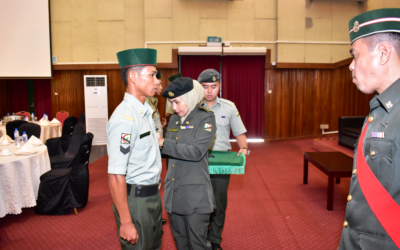 PROMOTION CEREMONY FOR JUNIOR NON-COMMISSIONED OFFICER OF ROYAL BRUNEI LAND FORCE HEADQUARTERS AND COMPANY HEADQUARTERS ROYAL BRUNEI LAND FORCE