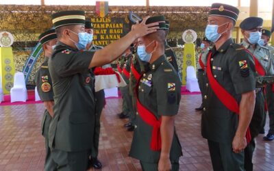 PROMOTION CEREMONY FOR SENIOR NON-COMMISSIONED OFFICERS OF SUPPORT BATTALION, ROYAL BRUNEI LAND FORCE