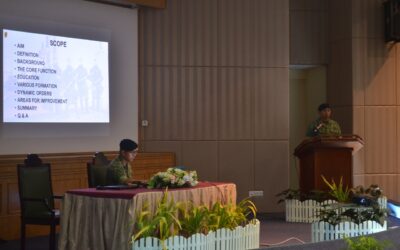 ROYAL BRUNEI LAND FORCE STUDY DAY AT THIRD BATTALION ROYAL BRUNEI LAND FORCE LUMUT CAMP