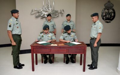 HANDOVER OF DUTIES OF THE CHIEF OF STAFF ROYAL BRUNEI LAND FORCE