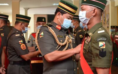 PROMOTION CEREMONY FOR SENIOR NON -COMMISSIONED OFFICERS OF ROYAL BRUNEI LAND FORCE