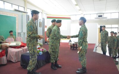 MAJLIS PENUTUP KURSUS LANJUTAN INFANTRI BAGI LEPASAN REKRUT PENGAMBILAN KE 159