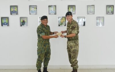 INTRODUCTORY CALL FROM COMMANDER BRITISH FORCES BRUNEI OF THE SECOND ROYAL GURKHA RIFLES