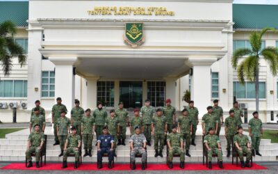 RBAF COMMANDER INTRODUCTORY VISIT TO ROYAL BRUNEI LAND FORCE