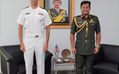 COMMANDER ROYAL BRUNEI LAND FORCE RECEIVED AN INTRODUCTORY CALL FROM THE CHIEF OF OFFICE DEFENCE COOPERATION, US EMBASSY