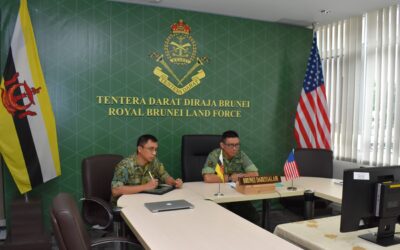 ROYAL BRUNEI LAND FORCE INVOLVEMENT IN BRUNEI-US EXERCISE CARAT 2020