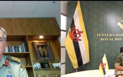 VIRTUAL INTRODUCTORY CALL BETWEEN THE COMMANDER OF THE ROYAL BRUNEI LAND FORCE AND AUSTRALIAN CHIEF OF ARMY