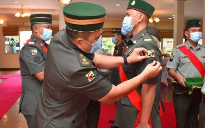 PROMOTION CEREMONY FOR SENIOR NON-COMMISSIONED OFFICERS (SNCO) OF ROYAL BRUNEI LAND FORCE HEADQUARTERS AND COMPANY HEADQUARTERS
