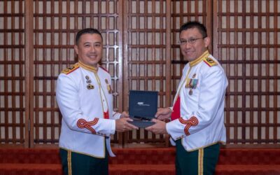 REGIMENTAL DINNER NIGHT FOR OUTGOING COMMANDING OFFICER OF SUPPORT BATTALION ROYAL BRUNEI LAND FORCE