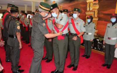 PROMOTION CEREMONY FOR COMBAT SERVICE SUPPORT ROYAL BRUNEI LAND FORCE PERSONNEL