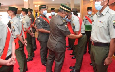 10 SENIOR NON-COMMISSIONED OFFICERS (SNCO) OF ROYAL BRUNEI LAND FORCE HEADQUARTERS AND COMPANY HEADQUARTERS PROMOTED