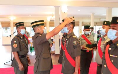 PROMOTION CEREMONY FOR SENIOR NON-COMMISSIONED OFFICERS (SNCO) OF FIRST BATTALION ROYAL BRUNEL LAND FORCE
