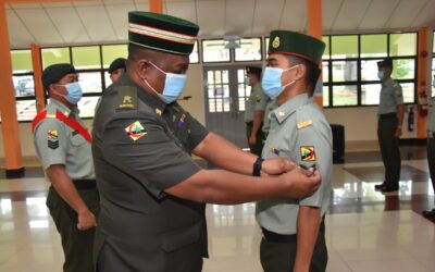 10 JUNIOR NON-COMMISSIONED OFFICERS (SNCO) OF ROYAL BRUNEI LAND FORCE HEADQUARTERS AND COMPANY HEADQUARTERS PROMOTED