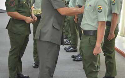 PROMOTION CEREMONY FOR THIRD BATTALION ROYAL BRUNEI LAND FORCE PERSONNEL