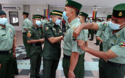 63 SUPPORT BATTALION ROYAL BRUNEI LAND FORCE PERSONNEL PROMOTED