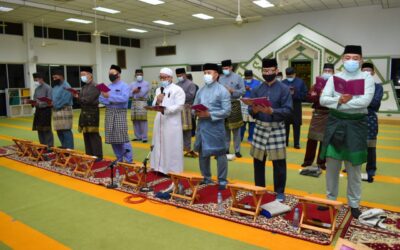 RBN ATTENDS DIKIR MAULUD AT SURAU AL-FAI’ZUN, BERAKAS GARISON