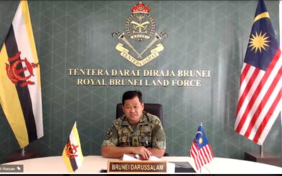 VIRTUAL INTRODUCTORY CALL BETWEEN THE COMMANDER OF THE ROYAL BRUNEI LAND FORCE AND CHIEF OF ARMY, MALAYSIAN ARMY