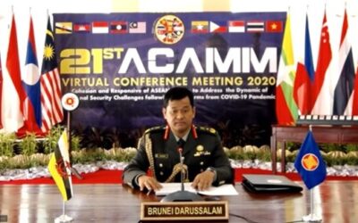 ROYAL BRUNEI LAND FORCE HOST VIRTUAL 21ST ASEAN CHIEFS OF ARMY MULTILATERAL MEETING (ACAMM)
