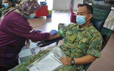 BLOOD DONATION CAMPAIGN IN CONJUNCTION WITH THE ROYAL BRUNEI LAND FORCE 59TH ANNIVERSARY