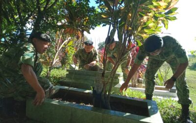 CLEANING CAMPAIGNS AT MUSLIM CEMETERIES BY RBLF HEADQUARTERS AND COMPANY HEADQUARTERS RBLF PERSONNEL