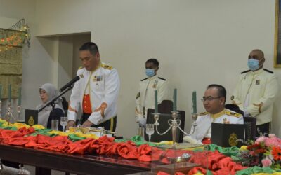 REGIMENTAL DINNER NIGHT FOR POSTED-IN AND POSTED-OUT OFFICERS OF THIRD BATTALION ROYAL BRUNEI LAND FORCE