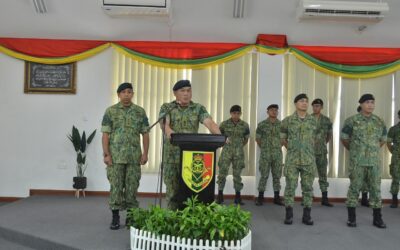 CLOSING CEREMONY OF ADVANCED INFANTRY COURSE INTAKE 166
