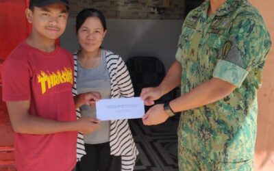 FIRST BATTALION ROYAL BRUNEI LAND FORCE PRESENTS DONATIONS TO ORPHANS