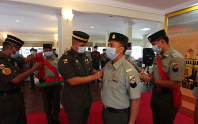 PROMOTION CEREMONY FOR PERSONNEL OF FIRST BATTALION ROYAL BRUNEI LAND FORCE