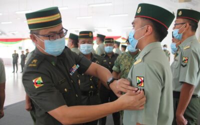 PROMOTION CEREMONY FOR THIRD BATTALION ROYAL BRUNEI LAND FORCE PERSONNEL