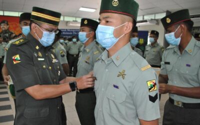 PROMOTION CEREMONY FOR SUPPORT BATTALION ROYAL BRUNEI LAND FORCE PERSONNEL