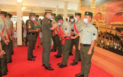 PROMOTION CEREMONY FOR PERSONNEL OF COMBAT SERVICE SUPPORT ROYAL BRUNEI LAND FORCE