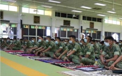 FIRST BATTALION, ROYAL BRUNEI LAND FORCE ATTENDS RELIGIOUS TALK
