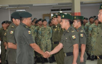 MAJLIS KENAIKAN PANGKAT BAGI PTB-PTB RENDAH BATALION KEDUA TENTERA DARAT DIRAJA BRUNEI 2018