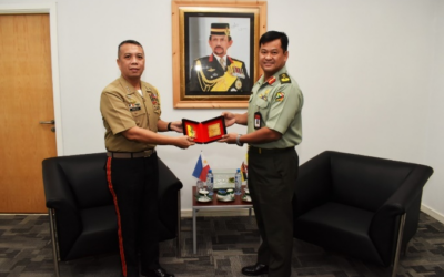 THE COMMANDER OF RBLF RECEIVES INTRODUCTORY CALL FROM THE NEW DEFENSE AND ARMED FORCES ATTACHE OF THE PHILIPPINES
