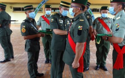 PROMOTION CEREMONY FOR SENIOR NON-COMMISSIONED OFFICERS OF SUPPORT BATALLION ROYAL BRUNEI LAND FORCE