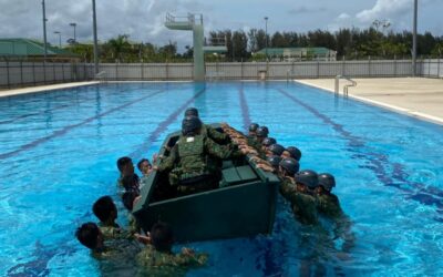 3BN RBLF TEMUAI CAPSIZE TRAINING FOR THE RIFLE COMPANY