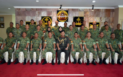LEADERSHIP TALK BY THE COMMANDER OF ROYAL BRUNEI LAND FORCE AT TUTONG CAMP